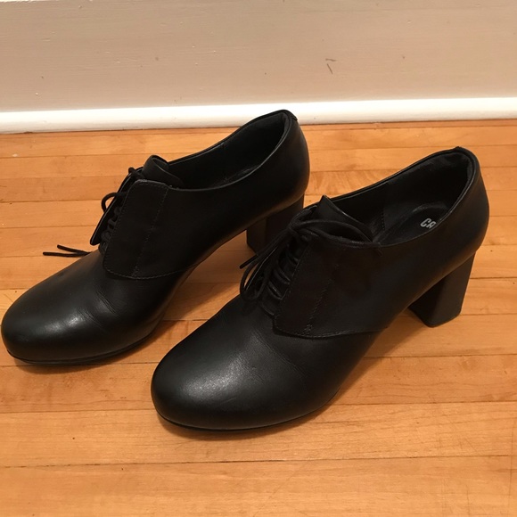 Camper Myriam Lace Up Ankle Boot, Black - Picture 2 of 5